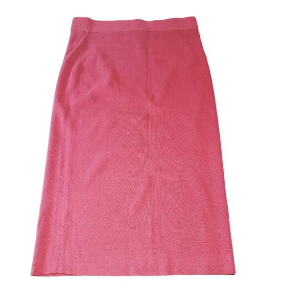 CT495 Open Edit Maroon Sweater Straight Skirt XL - Picture 1 of 4